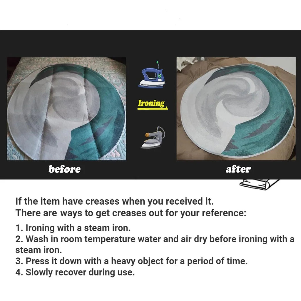 Tapis Géométrique Nordique - Décoration Salon Chambre Antidérapant Lavable