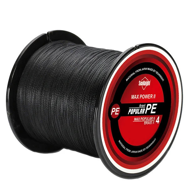 Tresse Pêche SeaKnight TriPoseidon 4 Brins 300m PE 8-60LB Multifilament Carpe Carnassier