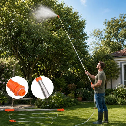 Lance Télescopique Inox 2,6m pour Pulvérisateur – 8 Sections | Jardin & Agriculture