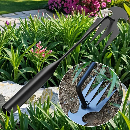 Binette Désherbeuse en Acier Carbone – Manche 30, 40 ou 50cm, Outil de Jardinage Manuel