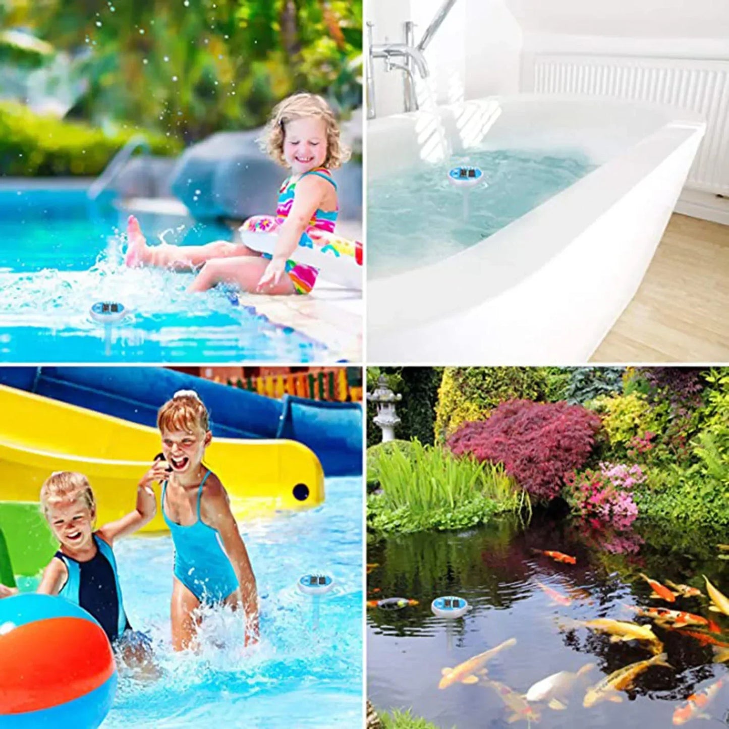 Thermomètre Piscine Solaire Flottant – Écran LCD, Étanche, -20°C à +50°C | Expédié d'Europe