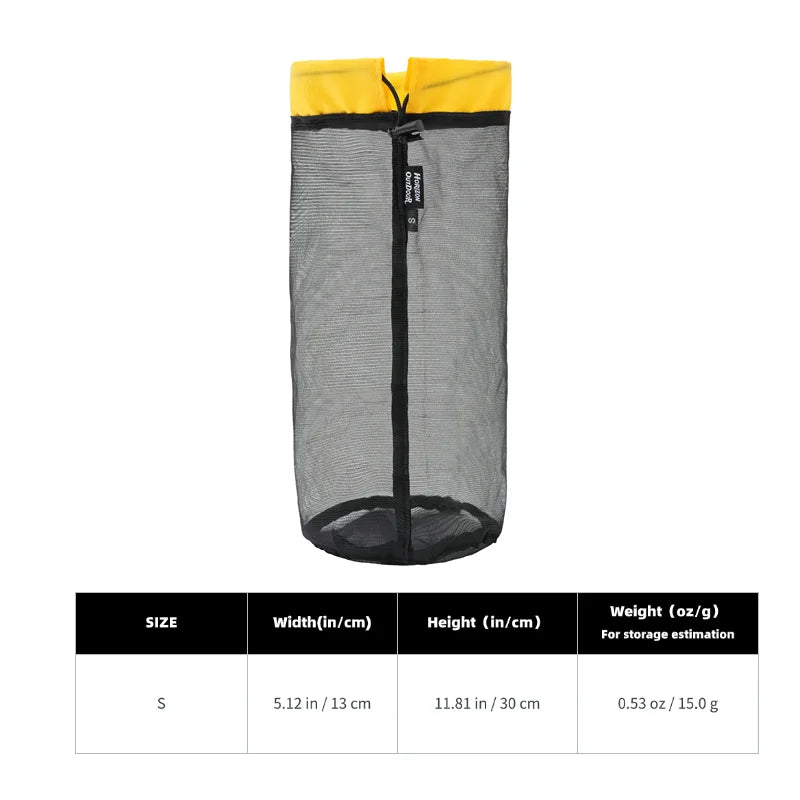 Sacs en Maille Ultralégers HODR –Lot de 5 Tailles 