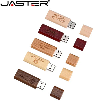 Clé USB en Bois Personnalisée – Logo Gratuit | 4 à 128 Go | Coffret Cadeau