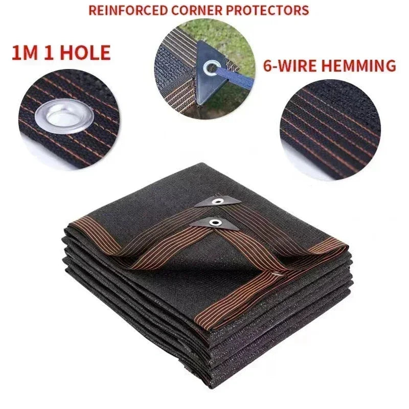 Toile d'Ombrage HDPE Beige 85-90% - Protection UV Jardin Pergola Terrasse - Tailles Multiples