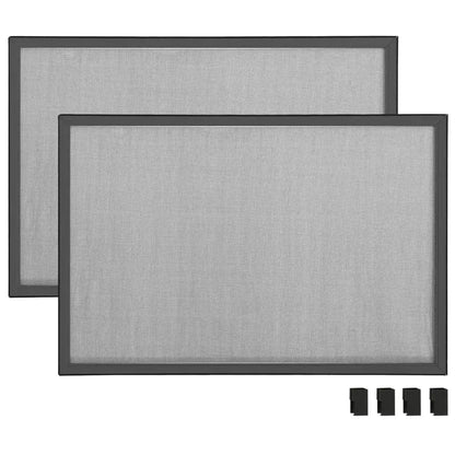 Moustiquaire Extensible pour Fenêtre vidaXL – Cadre Aluminium, (75-143)x50 cm, Sans Perçage
