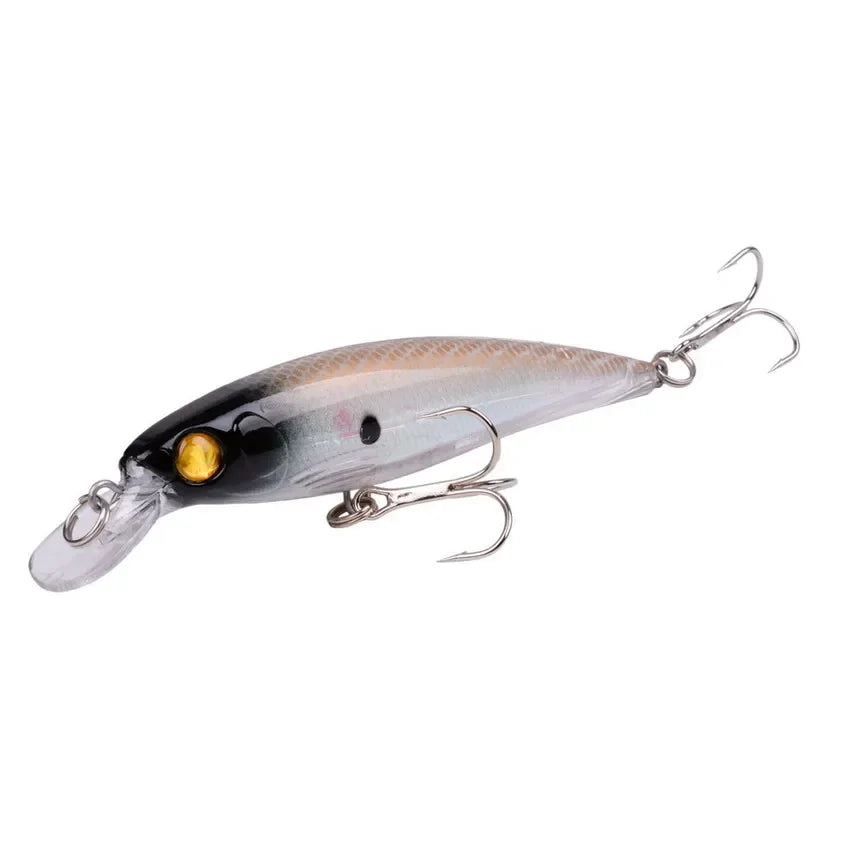 Leurre Pêche Minnow Laser 11cm 13g Poisson Nageur Crankbait Carnassier Brochet Perche Wobbler