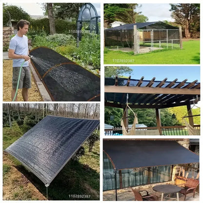 Filet d’ombrage HDPE anti-UV 85-90% – Jardin, Terrasse, Pergola, Voiture | 4 couleurs