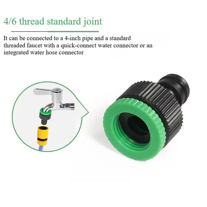 Raccord Rapide Universel ABS Double Mâle 1/2" – Connecteur Tuyau Arrosage Étanche