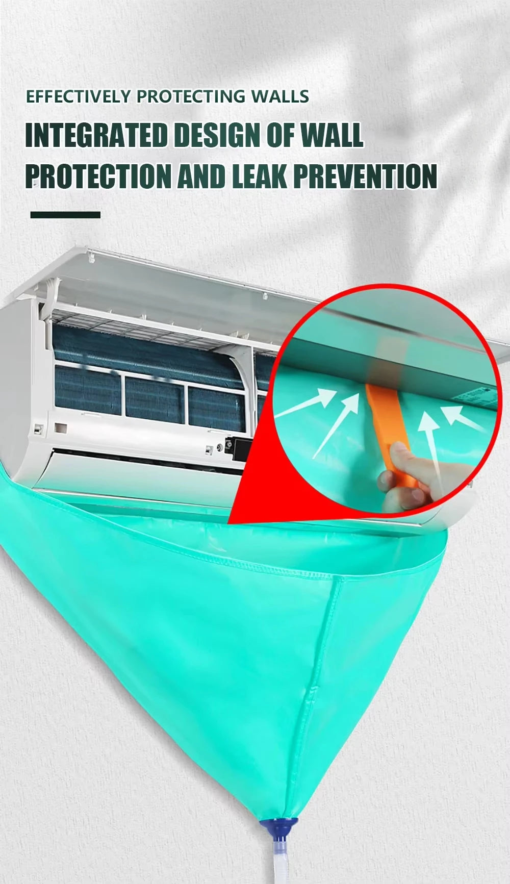 Nettoyage Climatiseur 1/6/8 pièces - Housse Étanche + Tuyau - APPRO-DISTRI