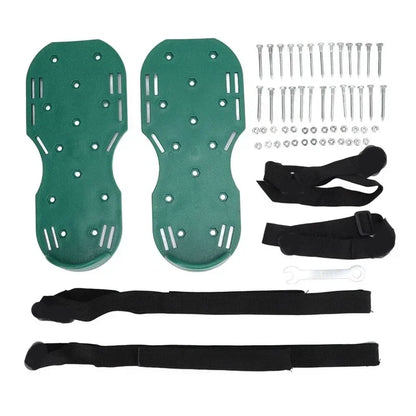 Sandales Aérateur de Pelouse — Pointes Galvanisées 4,2 cm | Vert ou Noir