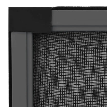 Moustiquaire Extensible pour Fenêtre vidaXL – Cadre Aluminium, (75-143)x50 cm, Sans Perçage