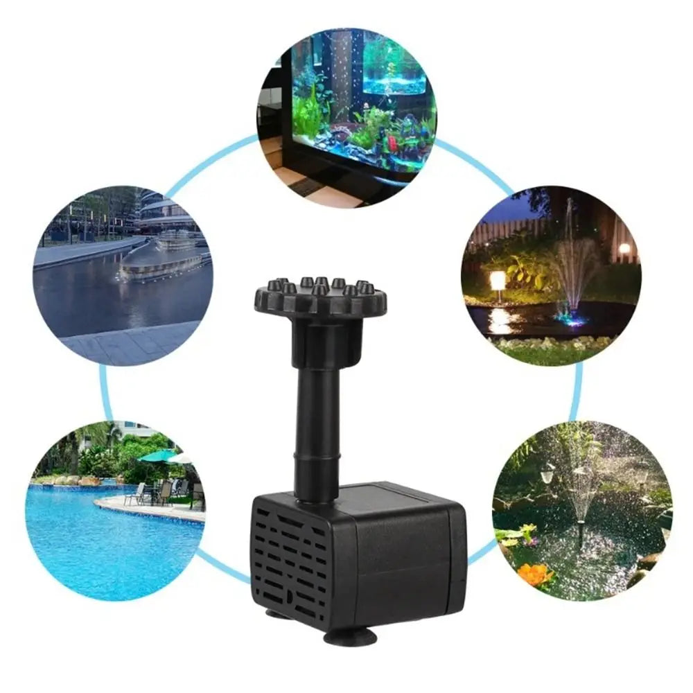 Kit Pompe Fontaine Solaire 1.4W – 11cm, Bassin, Bain d'Oiseaux & Jardin