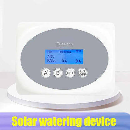 Arroseur Automatique Solaire Double Pompe – Minuterie Intelligente Goutte-à-Goutte, 10m / 15m / 20m