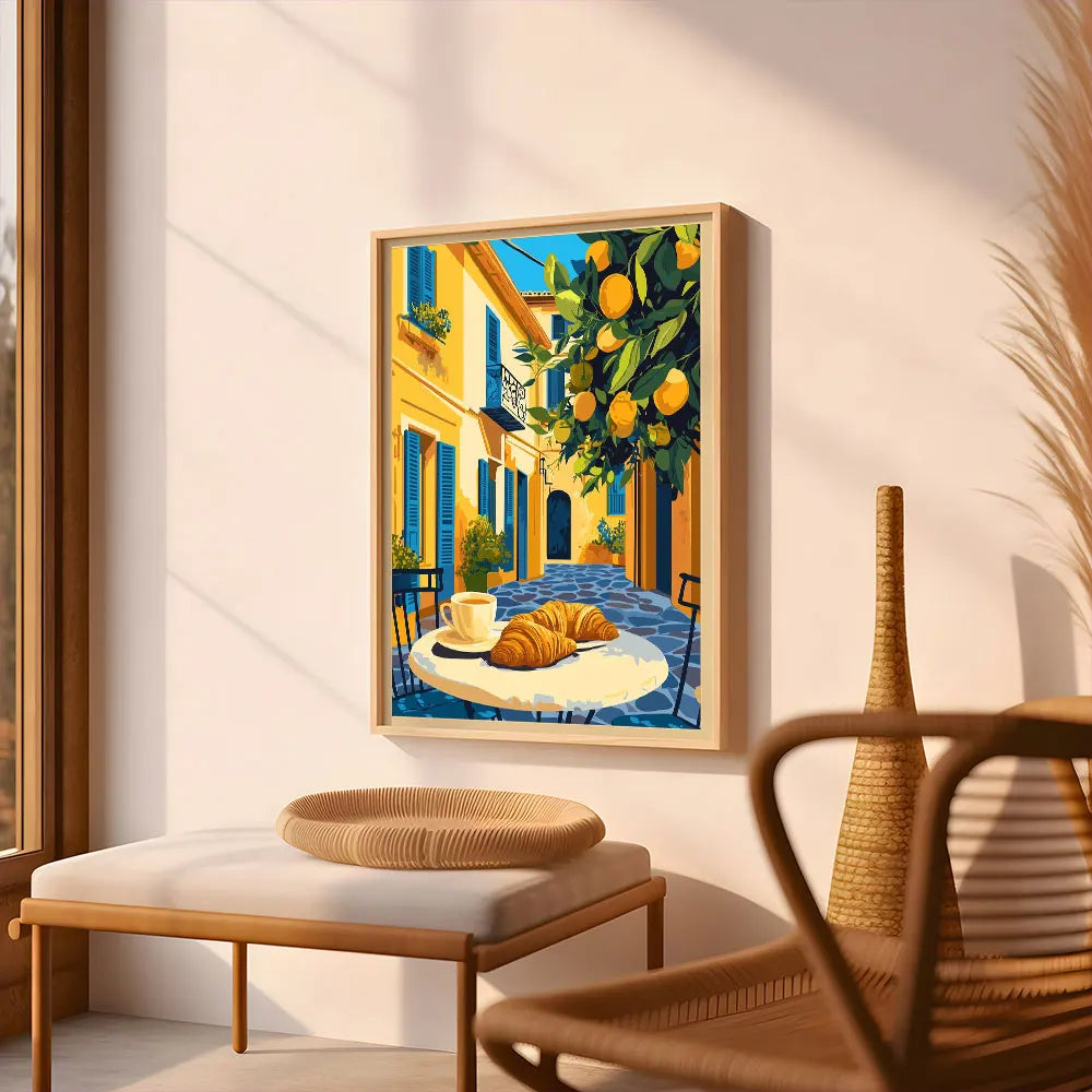 Affiche Capri Citrons La Dolce Vita