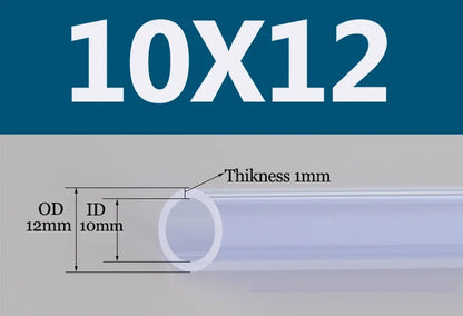 Tuyau Silicone Alimentaire Transparent | Flexible Non Toxique 2 à 18mm - 1m ou 5m