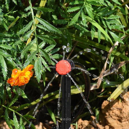 Kit Irrigation Goutte-à-Goutte KESLA – Tuyau 4/7mm, Programmateur & Capteur Pluie (5M à 50M)