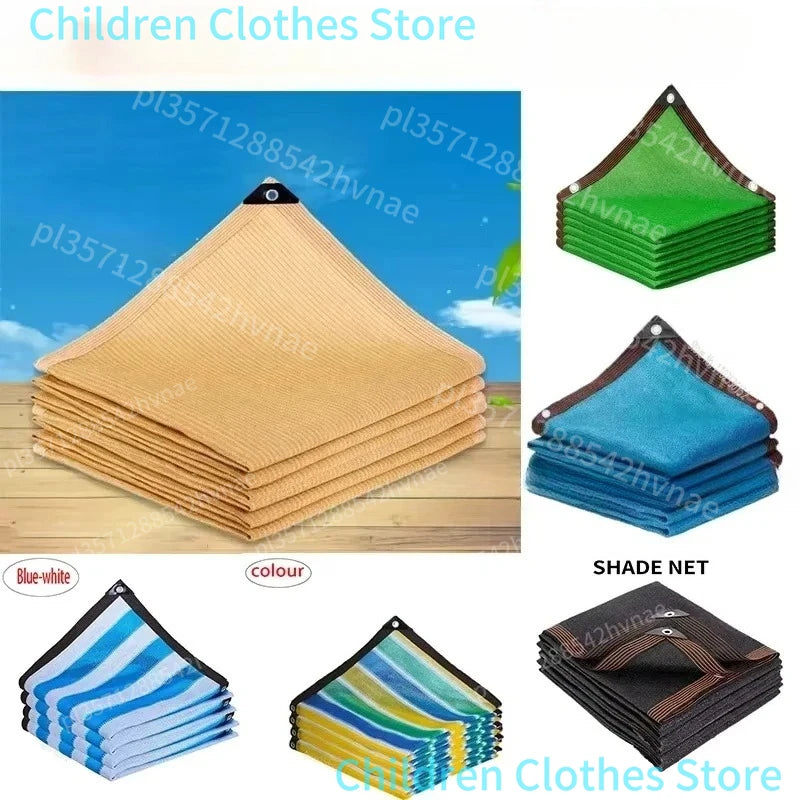 Toile d'Ombrage HDPE 90% - Protection UV Jardin Pergola Piscine - Noir - Tailles Multiples