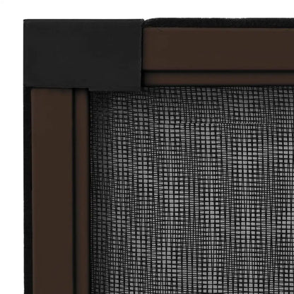 Moustiquaire Extensible pour Fenêtre vidaXL – Cadre Aluminium, (75-143)x50 cm, Sans Perçage