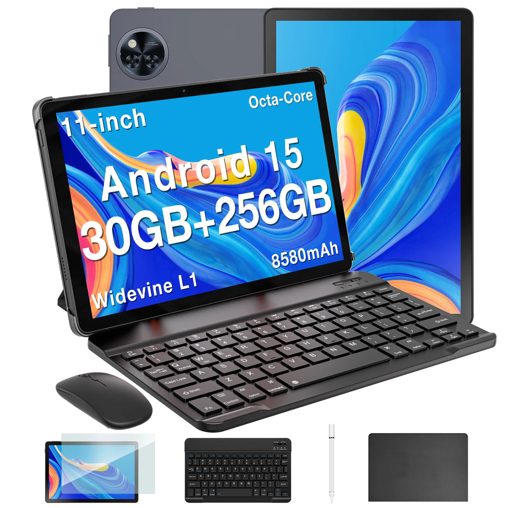 Tablette DOOGEE U11 Pro 11" Android 16 - 30GB RAM (6+24) + 256GB - Écran 90Hz - 8580mAh