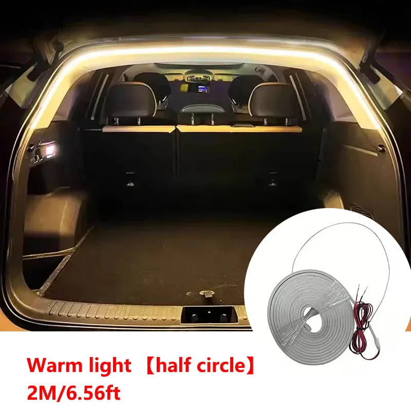 Bande LED Coffre Voiture Automatique - Éclairage Ambiance Hayon Sans Fil