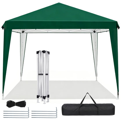 Kiosque Pliant Pop-Up 3x3 m – Toile Oxford 420D UPF 50+, Imperméable, Sac de Transport Inclus