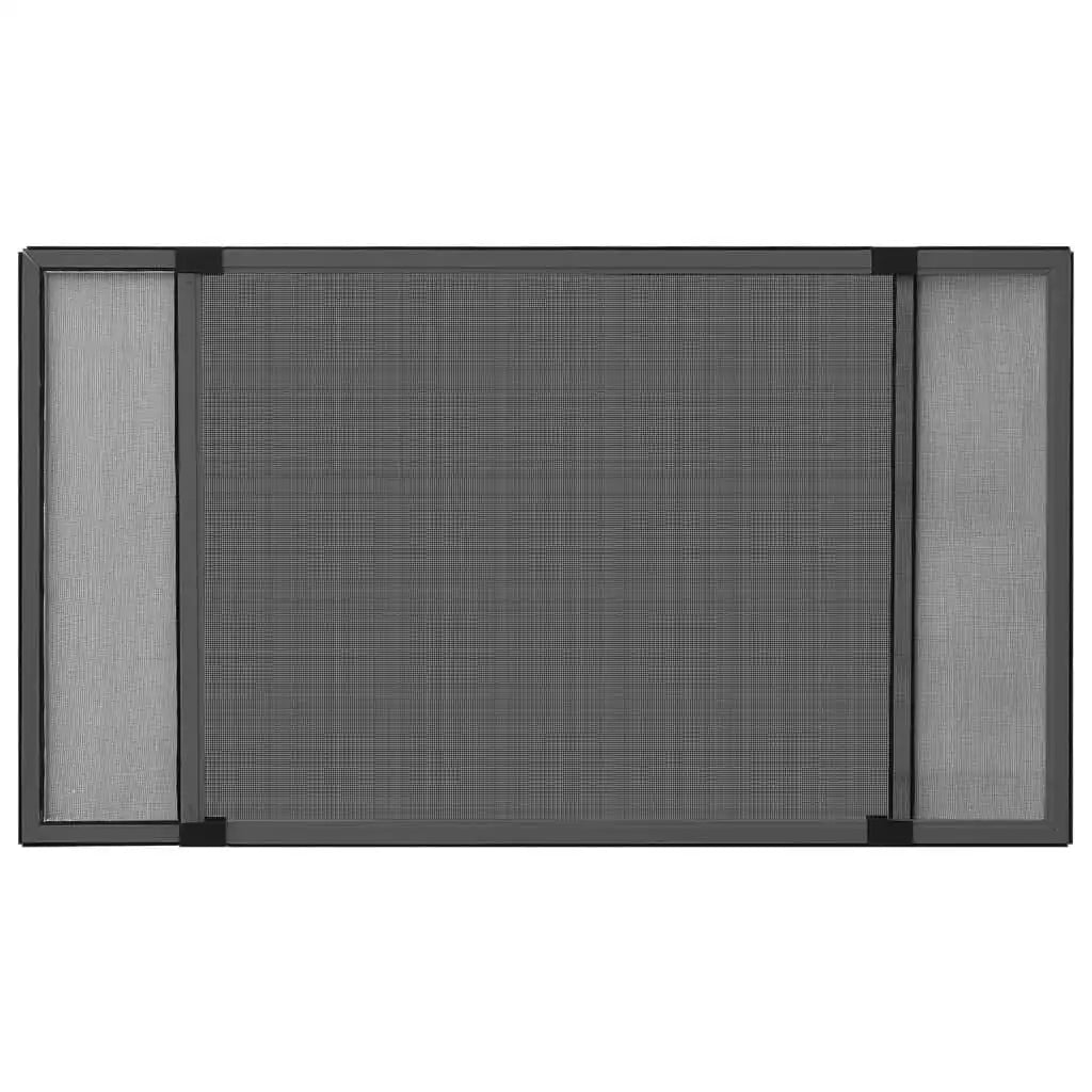 Moustiquaire Extensible pour Fenêtre vidaXL – Cadre Aluminium, (75-143)x50 cm, Sans Perçage