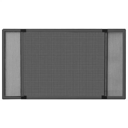 Moustiquaire Extensible pour Fenêtre vidaXL – Cadre Aluminium, (75-143)x50 cm, Sans Perçage