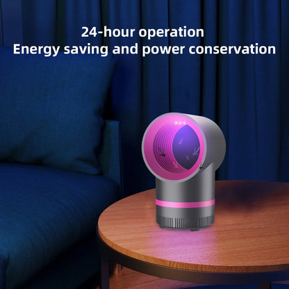 Lampe Anti-Moustiques USB Rechargeable – Piège Silencieux Sans Produit Chimique