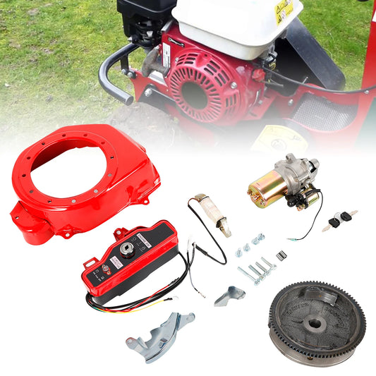 Kit Démarrage Électrique – Volant Moteur + Démarreur + Boîtier Clé pour Honda GX160 GX200 GX340 GX390