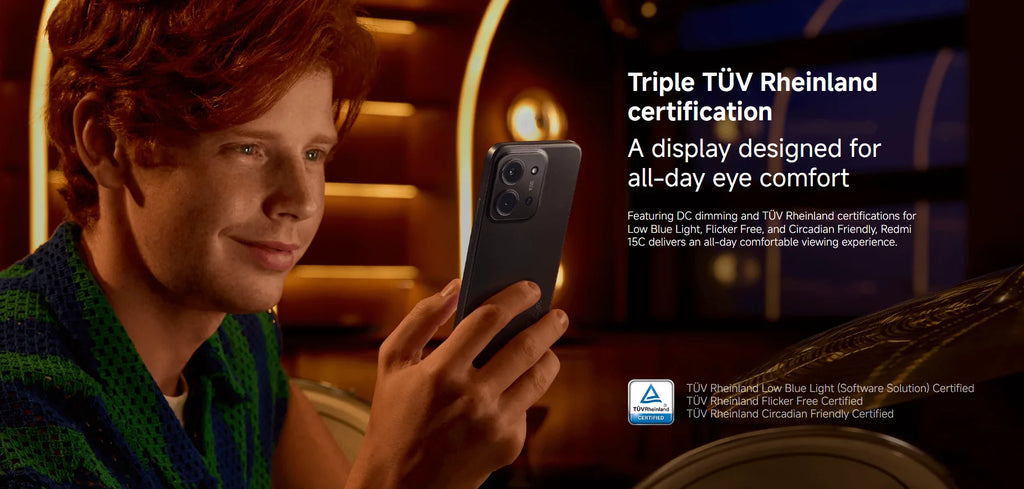 Smartphone Redmi 15C Version EU - 50MP Caméra IA MediaTek Helio G81 6.9" 120Hz - APPRO-DISTRI