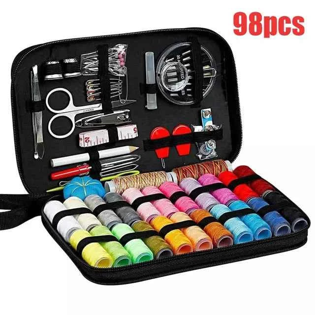 Kit de Couture Complet – 68 ou 98 Pièces, Boîte de Rangement Incluse