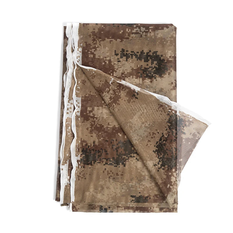Filet de Camouflage 300D – Tissu Mesh Polyester 1,5x1M | Chasse, Camping, Décoration Jardin