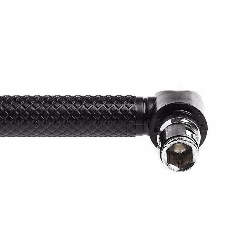 Embout Tournevis Angle 6.35mm L Double Tête Clé Bits Outil Coin Menuiserie Bricolage