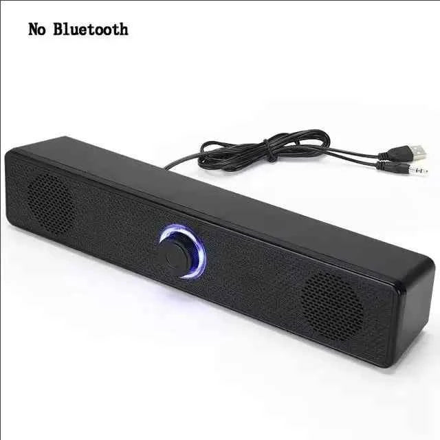 Enceinte PC Soundbar USB – Son Stéréo 3D, AUX & Bluetooth, TV / PC / Gaming