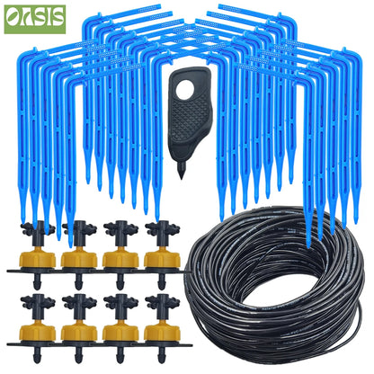 Kit d’Irrigation Goutte-à-Goutte 2 ou 4 Voies – Flèches Drip 3/5mm pour Pot, Jardin et Serre