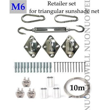 Voile d’ombrage triangulaire en HDPE – Ombrage 90-95%, Anti-UV | Terrasse, Jardin, Piscine