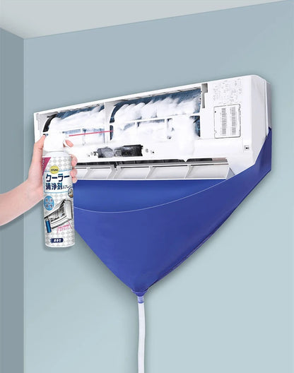 Kit de Nettoyage Climatiseur Mural – Housse Étanche avec Tuyau d'Évacuation