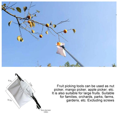 Cueilleur de Fruits à Lames en Acier – Panier Récolteur pour Arbre Fruitier