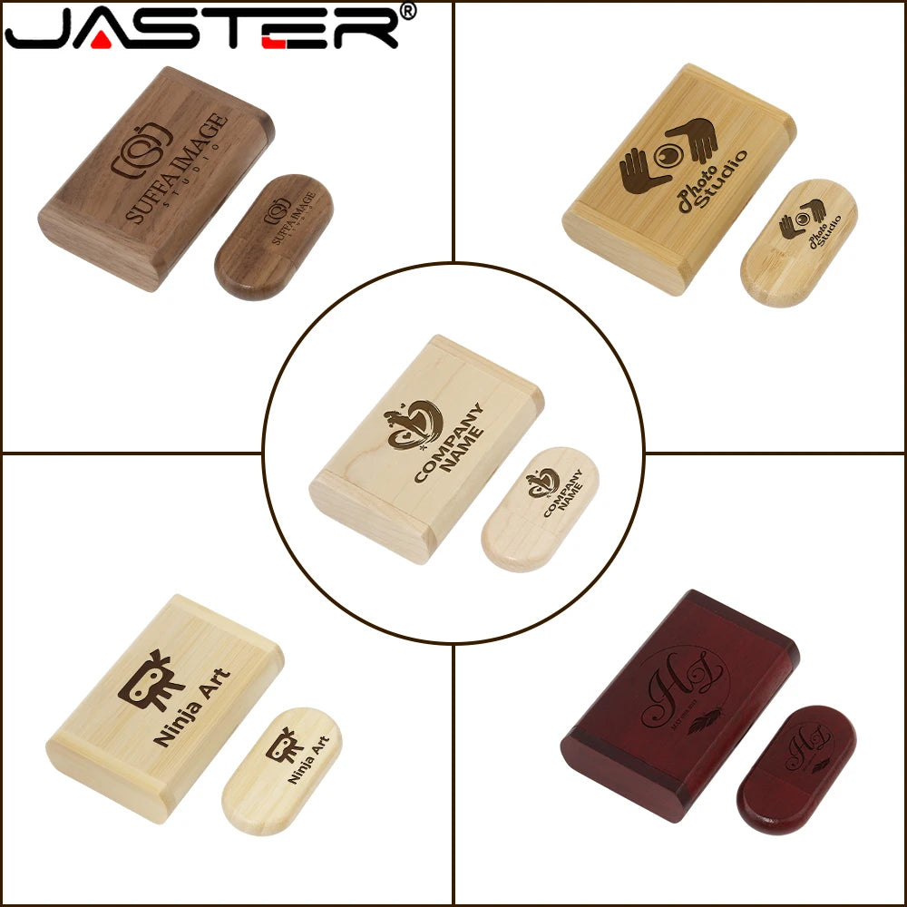 Clé USB en Bois JASTER – 4Go à 128Go | Cadeau Original Personnalisable