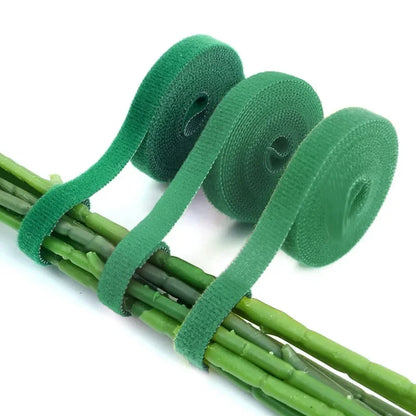 Attaches de jardin en nylon auto-agrippantes – Douces & Réutilisables | 2M à 40M, 7 couleurs
