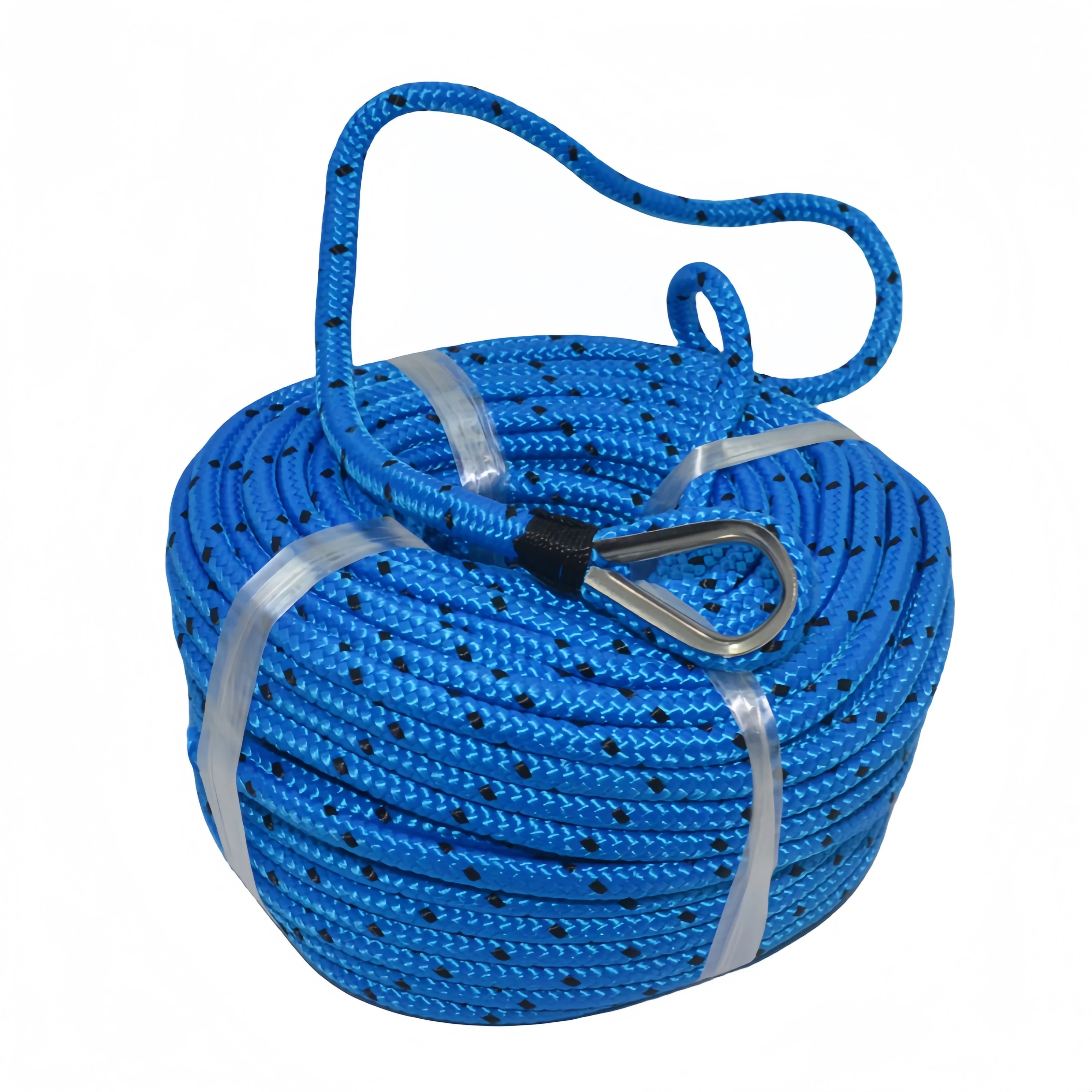 Corde d'Ancre Marine Premium 30m x 5mm en Nylon - Treuil Électrique Bateau 350kg