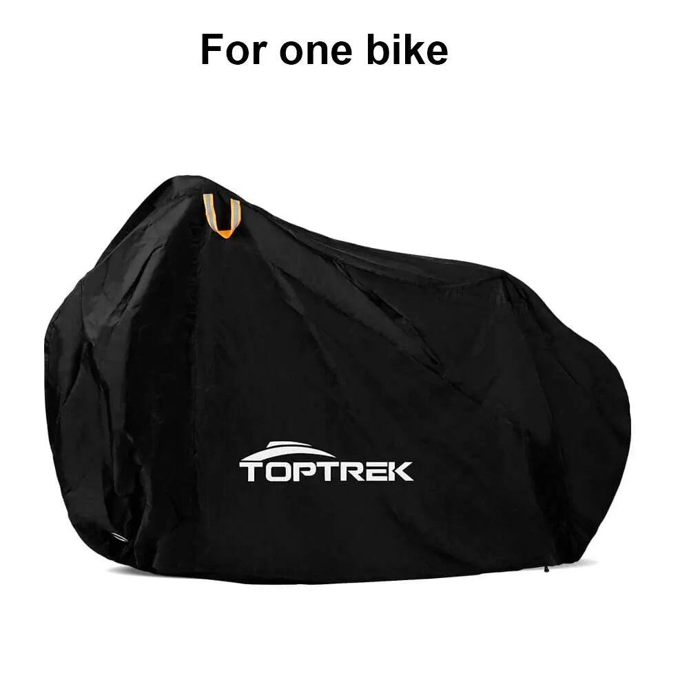 Housse de vélo Toptrek 210T de haute qualité, protection polyvalente contre la pluie, la neige et la poussière, imperméable et résistante aux intempéries. 