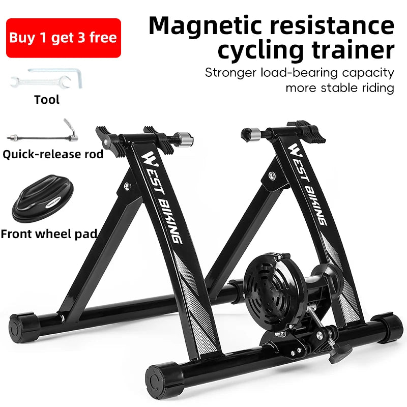 Home Trainer Vélo Route VTT - Rouleau Cyclisme Intérieur Entraînement Domicile