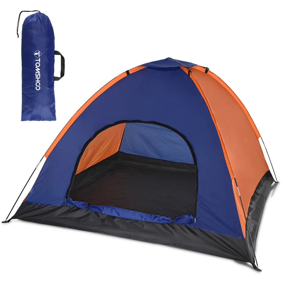 Tente de Camping TOMSHOO 3-4 Personnes - Légère 1,47kg Imperméable - APPRO-DISTRI