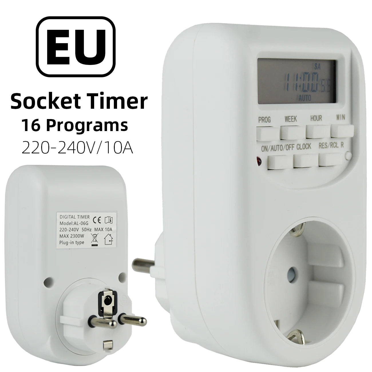 Kit d'Irrigation Jardin 5-30M - Pompe 60W Timer Buse Cuivre 360° Arrosage Automatique Serre