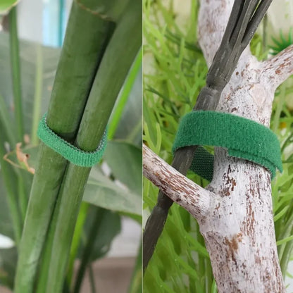 Attaches de jardin en nylon auto-agrippantes – Douces & Réutilisables | 2M à 40M, 7 couleurs