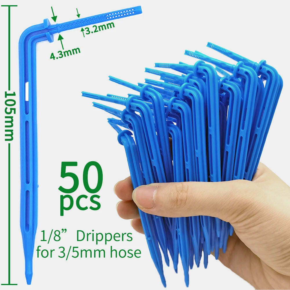 Kit d’Irrigation Goutte-à-Goutte 2 ou 4 Voies – Flèches Drip 3/5mm pour Pot, Jardin et Serre