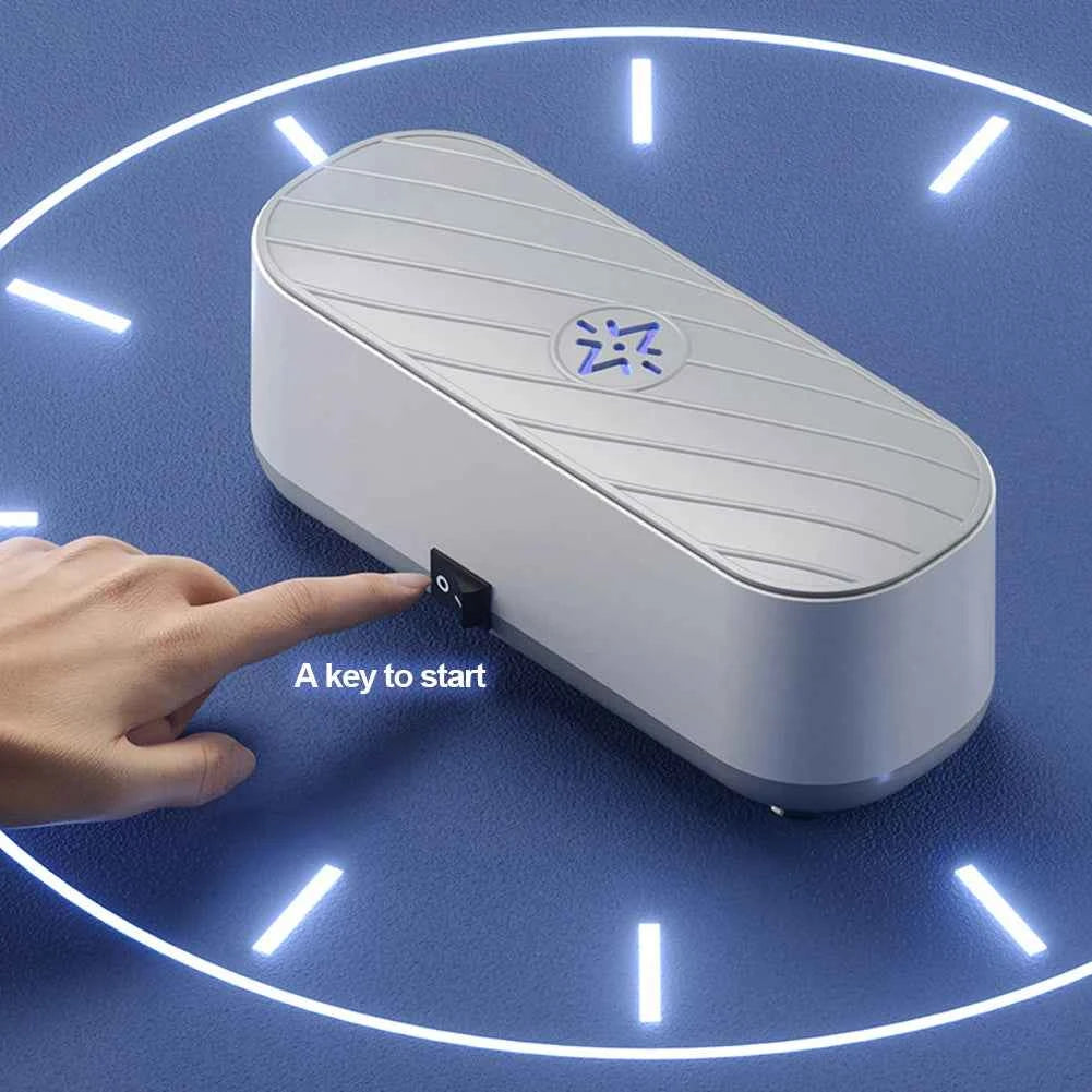 Nettoyeur à Ultrasons USB Rechargeable - Bijoux Lunettes Montres