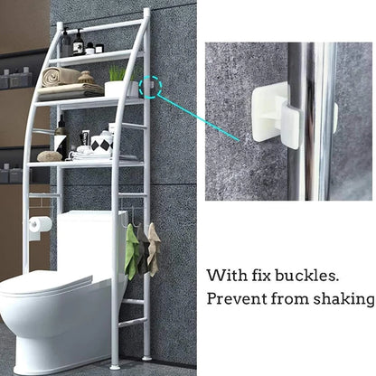 Étagère Salle de Bain 3 Niveaux en Métal
