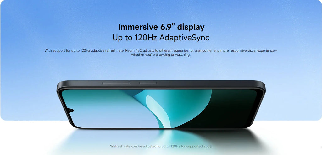 Smartphone Redmi 15C Version EU - 50MP Caméra IA MediaTek Helio G81 6.9" 120Hz - APPRO-DISTRI